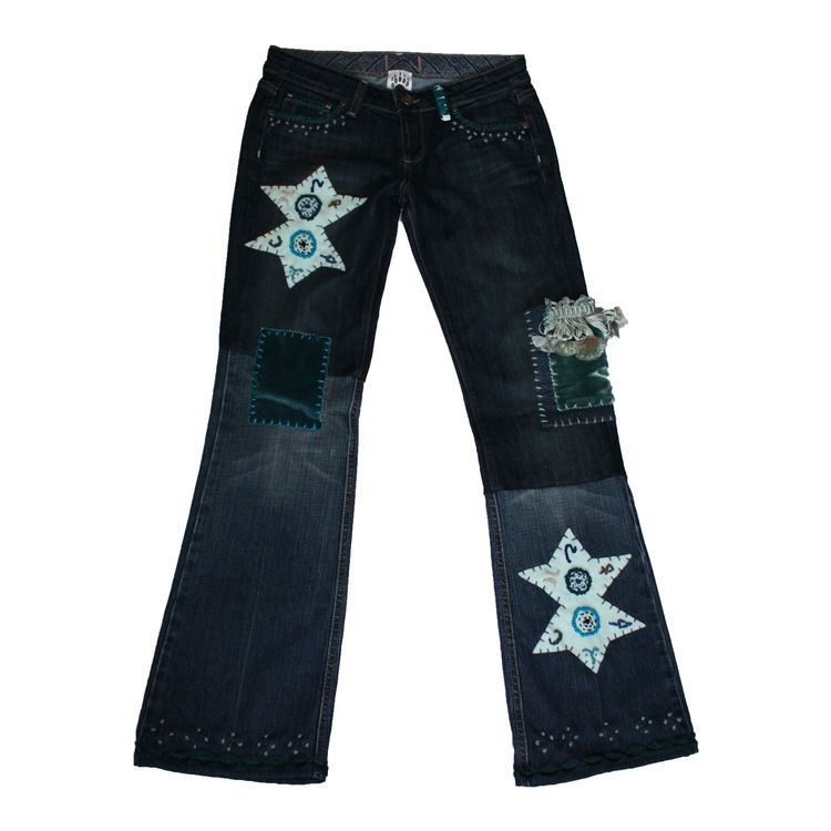 Other Women's Embellished Patchwork Jeans product image